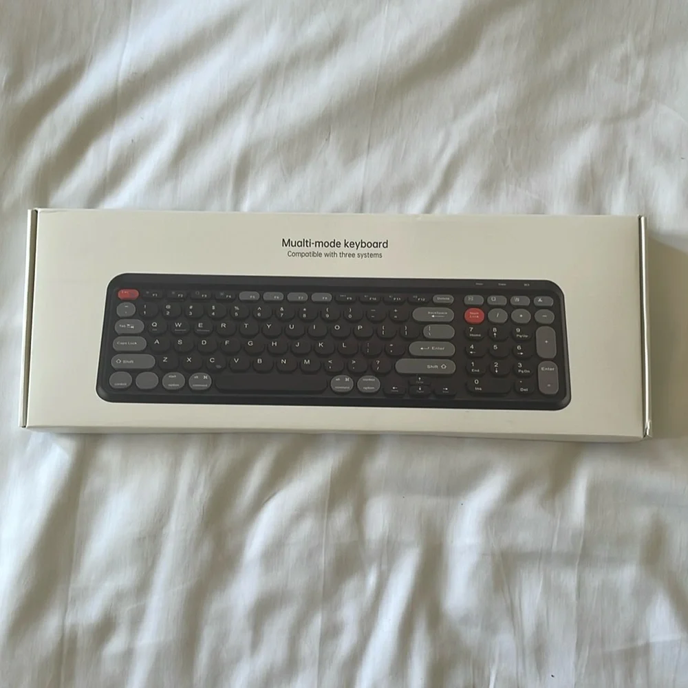 Wireless Keyboard Compatible with PC, Pad - fit for Windows/iOS/Android System